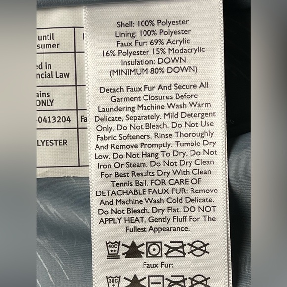 Eddie Bauer Down Puffer Mid Length Jacket Removable Hood Women’s Quilted Coat - Picture 9 of 9